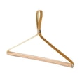 thumbnail image 2 of Percha plegable de madera para exteriores, tendedero de ropa de cuero sintético, plegable Amarillo, 2 of 9