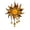 @001-Yellow, variant on YiJuHui Suncatcher Hanging Sunflower Ghost Decoration for Window, Acrylic Succulent Ornament for Bathroom Indoor Wall Décor, Fall Halloween Fun Home Decor Gift