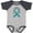 Vintage Heather and Navy, variant on Inktastic Ovarian Cancer Awareness Ribbon Boys or Girls Baby Bodysuit