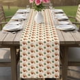 thumbnail image 4 of Camels Palm Trees Table Runner 60 Inches, Summer Tropical Plants Animals Bed Runner Dresser Scarves Tabletop for Indoor Outdoor Parties/Ceremony/Banquet, 13" x 60", 4 of 8