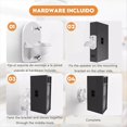 thumbnail image 4 of 2PCS Universal Speaker Wall Mount Bracket Ceiling Stand Clamp with Adjustable Swivel and Tilt Angle Rotation,2 x Wall bracket for audio hanger(with installation package),White, 4 of 6