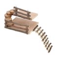 thumbnail image 2 of Wooden Hamster Playing Activity Set, Hamster Wooden Activity Stay Healthy Stress Relief Exercise  For Playing For Running For Small Birds For Rats, 2 of 8