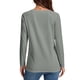 thumbnail image 5 of Camisas holgadas,Camiseta de manga larga a rayas para mujer, corte holgado e informal, mezcla de poliéster, talla mediana, sopatenor, 5 of 9
