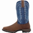 thumbnail image 3 of Durango Saddle Brown Denim Blue Western Boot Size 10.5(W), 3 of 7