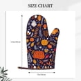 thumbnail image 2 of Cauagu Whimsical Autumn Forest Print Oven Mitts 2 Piece Set,BBQ Gloves Grilling Gloves Kitchen Silicone Oven Gloves Heat Resistant Oven Mitts for Barbecue Cooking & Baking, 2 of 6