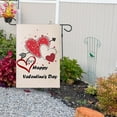 thumbnail image 3 of Heart-shape Printing Double Sided Flag Sign Banner Valentines Day Party Decor - Jxlgv, 3 of 5
