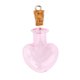 thumbnail image 5 of Vial de botellas de corcho piezas, corazones artesanales con colgante de botella Salvador Mini botella, 5 of 7