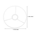 thumbnail image 2 of Hemoton 1 Pair of Lamp Shade Ring Frame Lampshade Holder Wire Frame DIY Frame Ring for Table Lamp Lampshade Ring Lampshade Frame Holder Frame Ring E27 Socket Lamp Shade Frame, 2 of 7