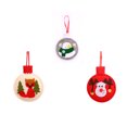 thumbnail image 3 of Wosthever Colgante de árbol temático de Navidad para oficina en casa, pared de salón, puerta, ventana, adorno de tela, decoración de vacaciones alegre Kits de decoración para fiestas Blanco Wosthever HA069742-02, 3 of 6