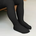 thumbnail image 5 of ATOGUTA Girl's Winter Tights Winter Ribbed Footed Leggings Stocking Pants Size 0-8, Black, 5 of 6