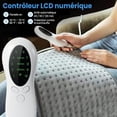 thumbnail image 3 of Electric Heating Pad - PIMPIMSKY - 75W - 60 x 30 cm - 10 Heating Levels - Machine Washable, 3 of 4