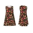 thumbnail image 7 of Yiaed Rose Flowers Print Women's Sleeveless Dress, Loose Fit Summer Dress, Casual Sleeveless Dress for Women, 7 of 7