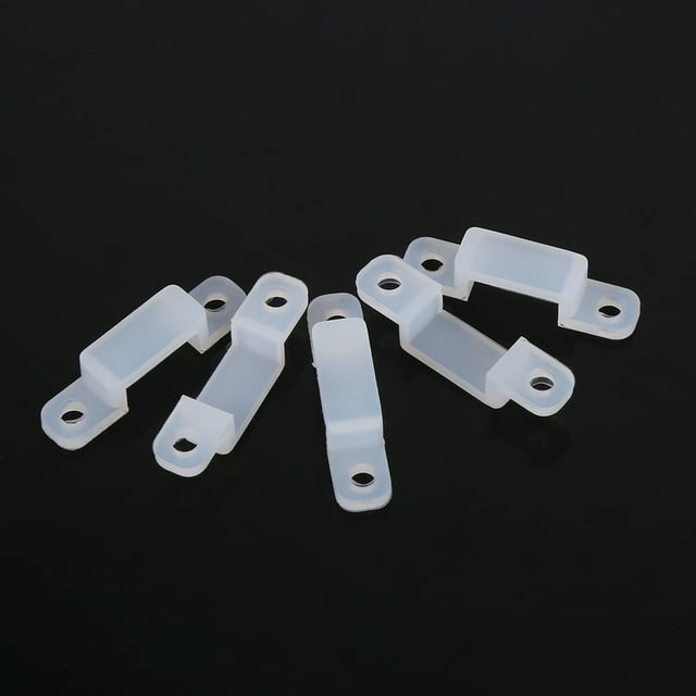 Plastic Clips, Christmas Light Clips 8/10/12mm Soft Durable Waterproof Silicone For Home Decor For Fixing SMD LED Stripe