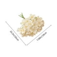 thumbnail image 4 of Clearance Under $5 Boovnll Fake Flowers - Fake Hydrangea Bouquet UV Resistant Lifelike Silk Flowers, No Fade, Fake Flowers for Wedding, Party, DIY Tables Centerpiece Decor, Artificial Flowers, 4 of 7