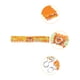 thumbnail image 2 of Cinturones elásticos delgados de 2 piezas para mujer INSPIRE CHIC con brillo y decoraciones de lentejuelas color naranja, 2 of 6