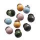 thumbnail image 2 of Botones Perlas de imitación cuentas redondas de decoración de metal sin costura para ropa Suéter de abrigo anti-exposición 10 Piezas Vogacara HA7571-07B, 2 of 6