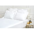 thumbnail image 3 of 26" x 26" Legacy White Lightweight Cotton Premium Luxury Euro 400 Thread Count Bedding Sham, 3 of 4