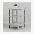 thumbnail image 4 of Demi Bonn End Side Table, Nightstand, 2 Pieces 3-Tier Nightstand with Reinforced Bars and Stable Structure, Sofa Side Table, Bed Side Table, for Living Room, Bedroom, Gray, 4 of 8