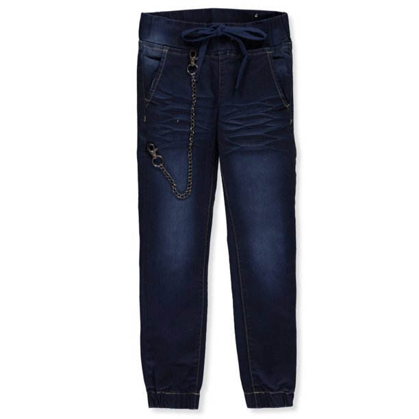 joggers with chain