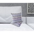 thumbnail image 5 of Set of Two 16" X 16" Gray and Purple Geometric Indoor Outdoor Throw Pillow, 5 of 6
