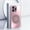 Pink, variant on iPhone 15 Pro Max Case Cover with Glitter Grip Ring, Dual Color Stylish Design Kickstand Bumper Drop Proof Corner Protective Lightweight Slim Fit Phone Case for Apple iPhone 15 Pro Max, Titaniumgray
