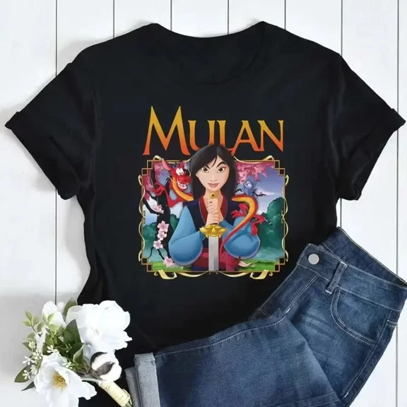 vintage Mulan Beutiful T-Shirt Men Women Unisex 3