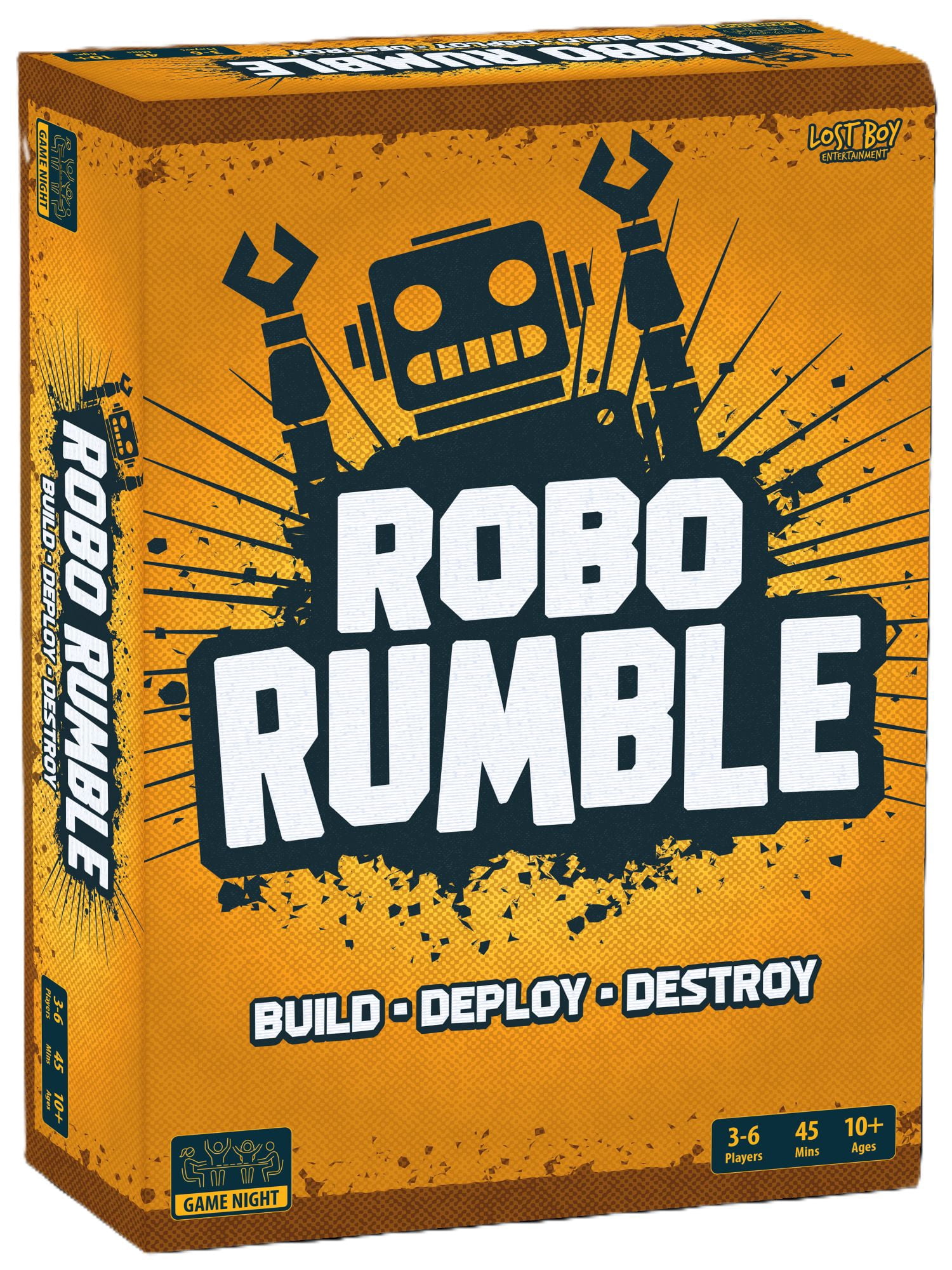 Robo Rumble Family Strategy Card Game for Ages 10+, from Asmodee