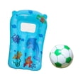 thumbnail image 4 of Almencla Inflatable Surfboard Inflatable Water Float for Vacation Beach Swimming Pool blue, 4 of 8