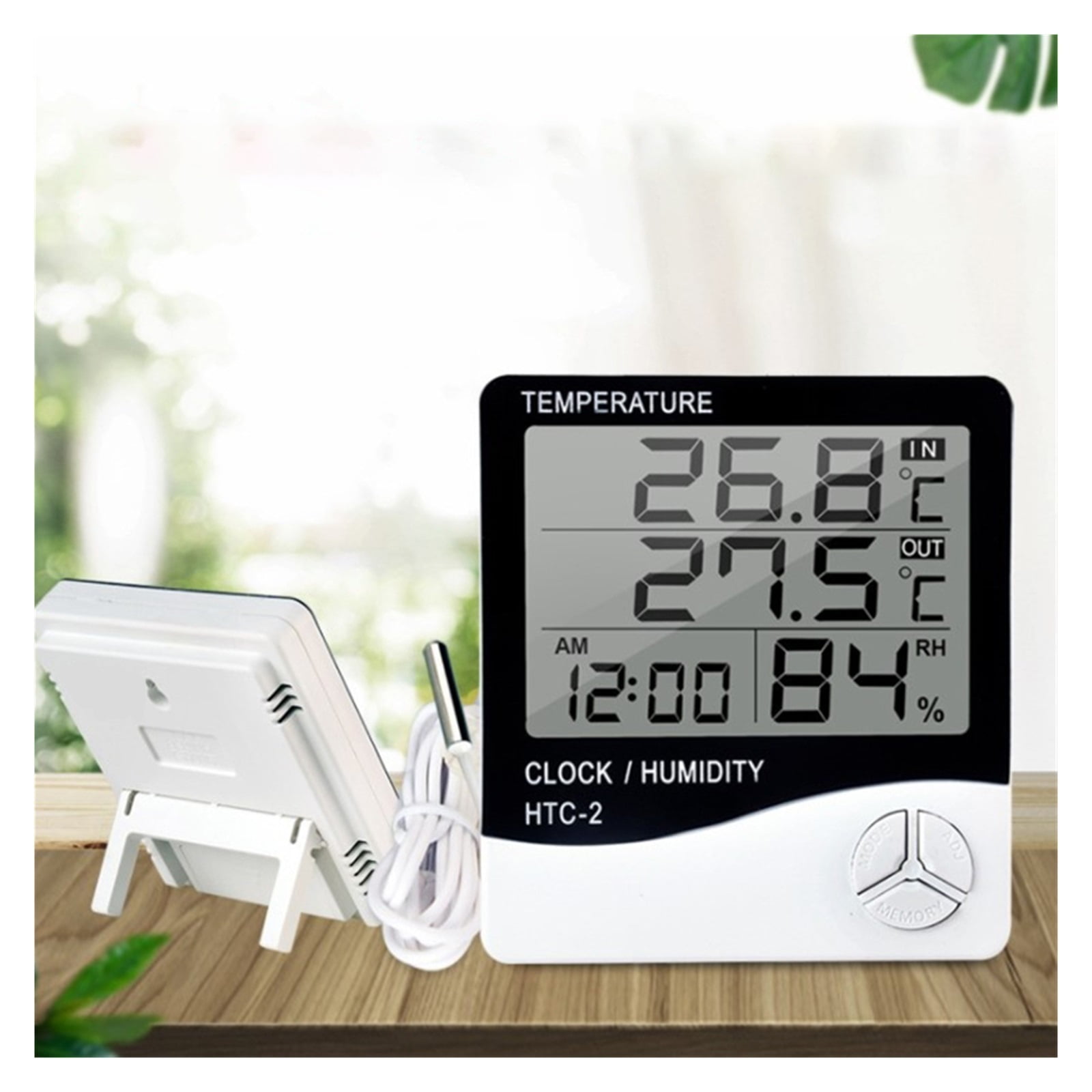 LED Screen Digital Temperature and Humidity Meter High Precision Home Indoor Fish Tank Refrigerator ,Simple Operation