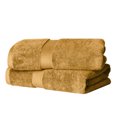 thumbnail image 2 of Superior 800 GSM Egyptian Cotton Heavyweight Bath Towel Set of 2, Gold, 2 of 7