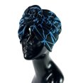 thumbnail image 2 of Neinkie Turban Africain pour Femmes à Fleurs avec Nœud, Bonnet/tuque Pré-Noué, Serre-Tête, 2 of 2