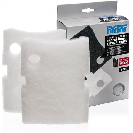 2 count Hydor High Quality Professional Filter Pads for Filters Professional 450-600