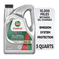 thumbnail image 2 of Castrol GTX Full Synthetic High Mileage 5W-20 Motor Oil, 5 Quarts, 2 of 11
