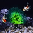 thumbnail image 3 of Unique Bargains Soft Silicone Aquarium Simulation Coral Fluorescence Floating Aquatic Artificial Plant Decoration Green, 3 of 6