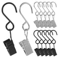 thumbnail image 1 of KAKOWELY clips de Remplacement 20 Pcs Crochets en Forme de S pour Rideaux Panneaux Extérieurs Crochets Multifonctionnels Crochets en S Robustes 2.36"X1.38"X0.47 Pouces, 1 of 4