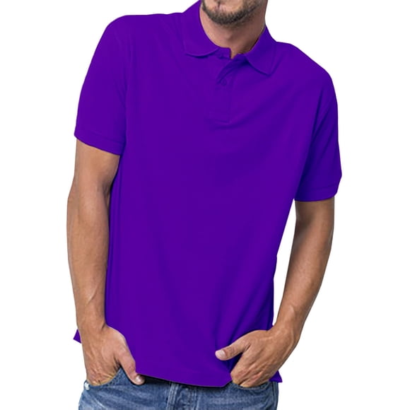 FRESH TEE Polo Régulier à Manches Courtes pour Hommes