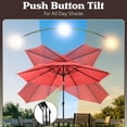 thumbnail image 4 of Pure Garden 10FT Patio Umbrella - Auto Tilt and Vented Canopy (Terracotta), 4 of 10