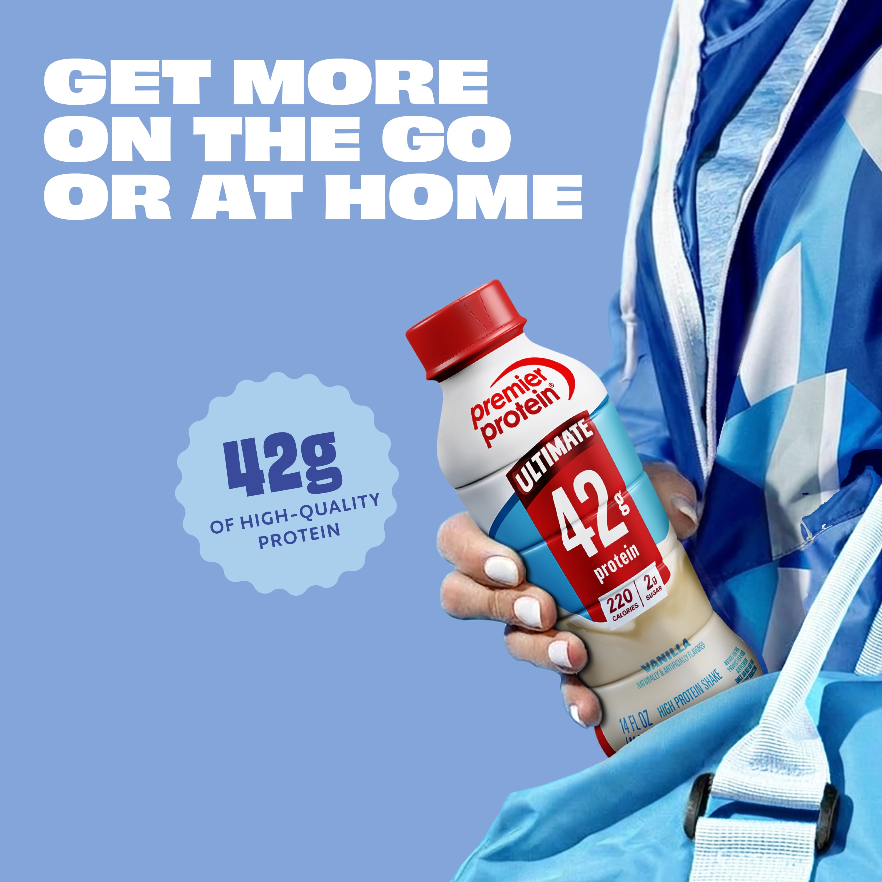 Premier Protein, Ultimate 42g Protein Shake, Vanilla, 14 Fl Oz, 4 Ct