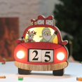 thumbnail image 5 of Calendario de Adviento de madera con luces LED, Calendario de Adviento de Navidad de madera, Adornos de calendario de cuenta regresiva de Navidad JM, 5 of 5