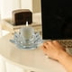 thumbnail image 5 of Crystal Flower Tealight Candle Holders/Glass Tea Light Candlestick Decor Decoration For Christmas Home Wedding Party, 5 of 6