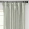 thumbnail image 4 of Half Price Drapes Silver Faux Dupioni Silk Blackout Curtains for Bedroom(1 Panel),50WX 84L, 4 of 13