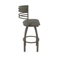 thumbnail image 4 of 860 Hunter 30" Swivel Bar Stool with Bronze Finish and Graph Chalice Seat and Back, 4 of 5