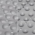 thumbnail image 4 of Uxcell Grey 25.6" x 25.6" Round Shape NonSlip Mat for Bathroom Bath Tub Shower Mats, 4 of 6