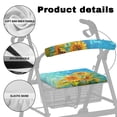 thumbnail image 5 of HELLHERO Sunflower Seat & Back Cover Seat & Backrest Covers Breathable Washable Comfortable for Seniors Men Women, 5 of 7