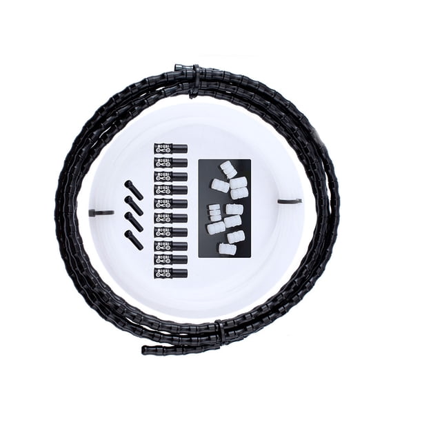 Sonducket Cable de cambio de bicicleta, línea de freno, línea de cables de cambio, Kit de reemplazo de carcasa Universal, 1 Juego de artículos Ciclismo 1.8 m/negro Sonducket OD020033-02