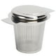 thumbnail image 2 of Colador de té, cesta infusora de té de hojas sueltas, filtro de malla fina con tapa, tetera para taza de acero inoxidable, 2 of 8