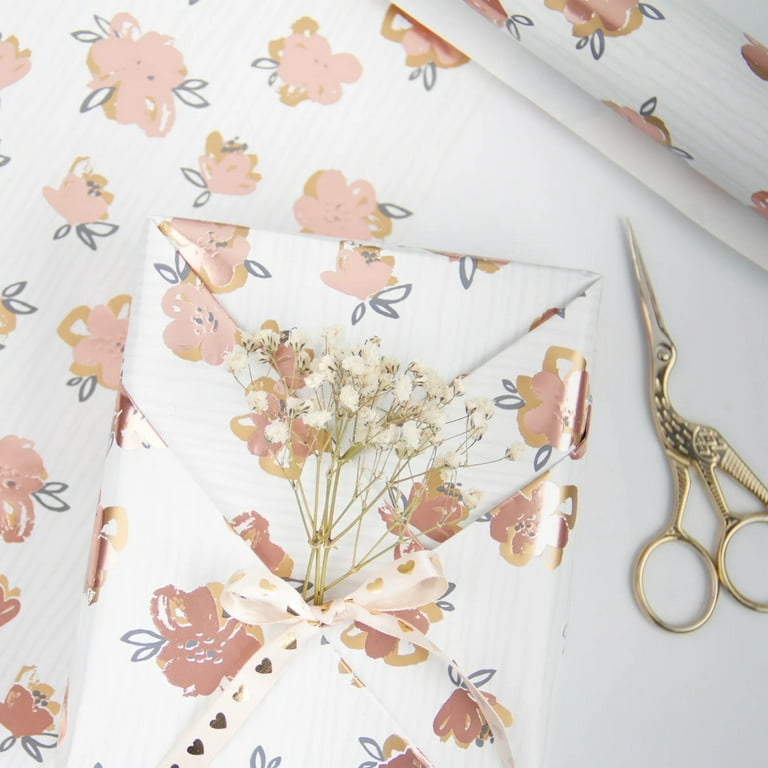  LaRibbons Floral Wrapping Paper Roll - All Occasion