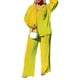 thumbnail image 1 of VISgogo Conjunto de Traje Femenino de 2 Piezas, Camisa de Manga Larga con Solapa de Color Sólido + Pantalones Largos Sueltos para Mujer, S/M/L/XL/XXL VISgogo moda, 1 of 9