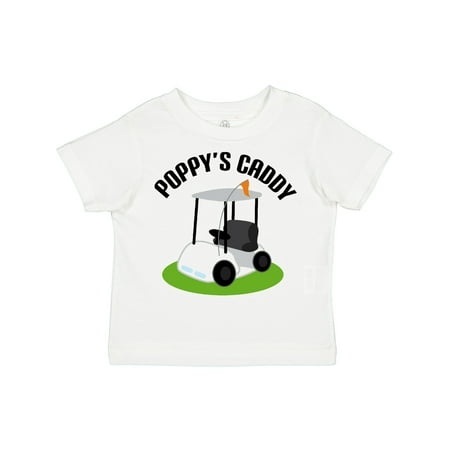 

Inktastic Poppy s Caddy Golf Cart Grandchild Gift Toddler Boy or Toddler Girl T-Shirt