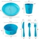 thumbnail image 1 of Plaskidy Kids Vajilla Set for 4-24 Piece Plastic Childrens D PLASKIDY PLASKIDY, 1 of 2